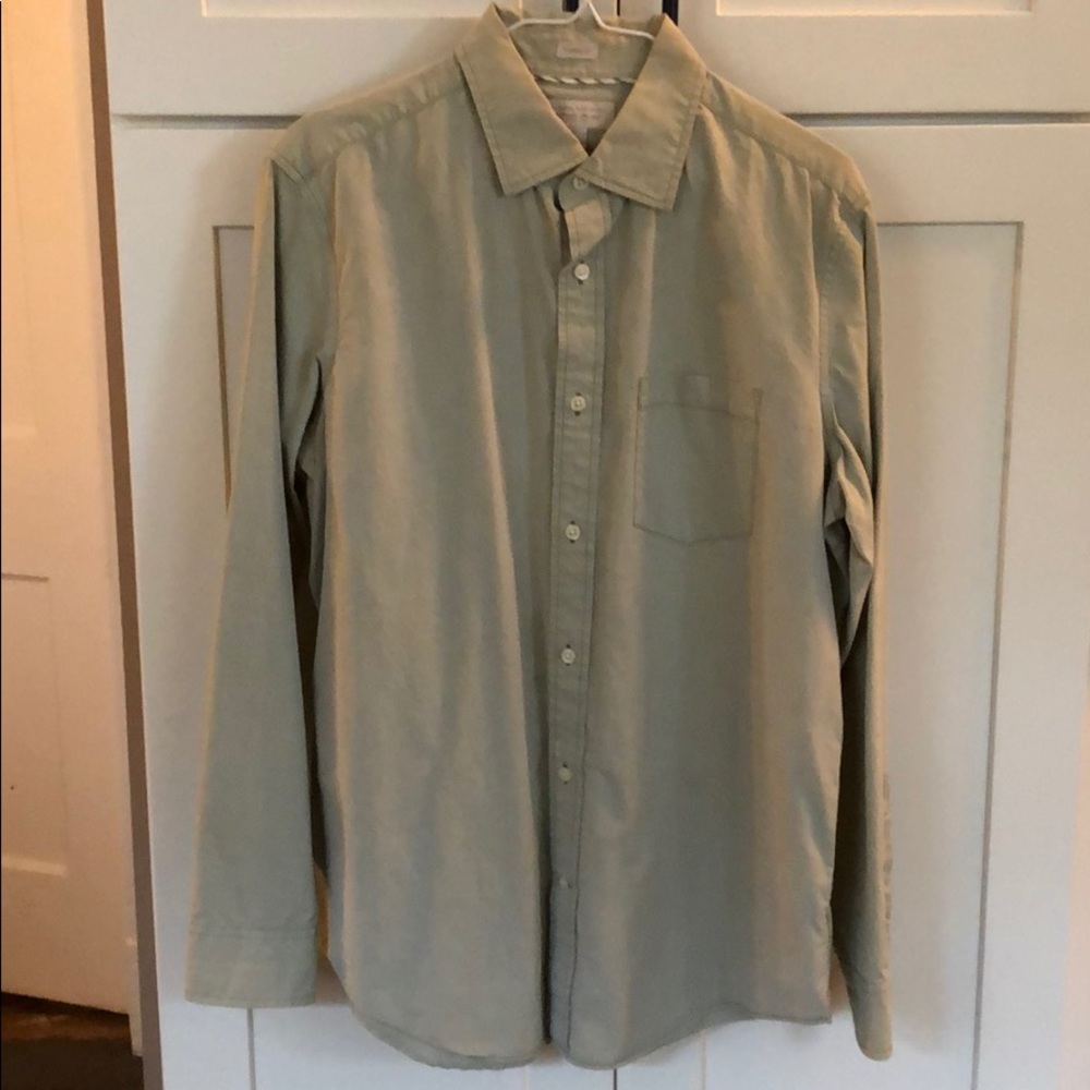 Banana Republic mens shirt, green, size Medium